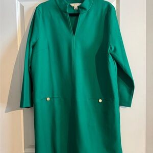 NWOT Lilly Pulitzer Rosie Pique Shift Fiddle leaf green XL